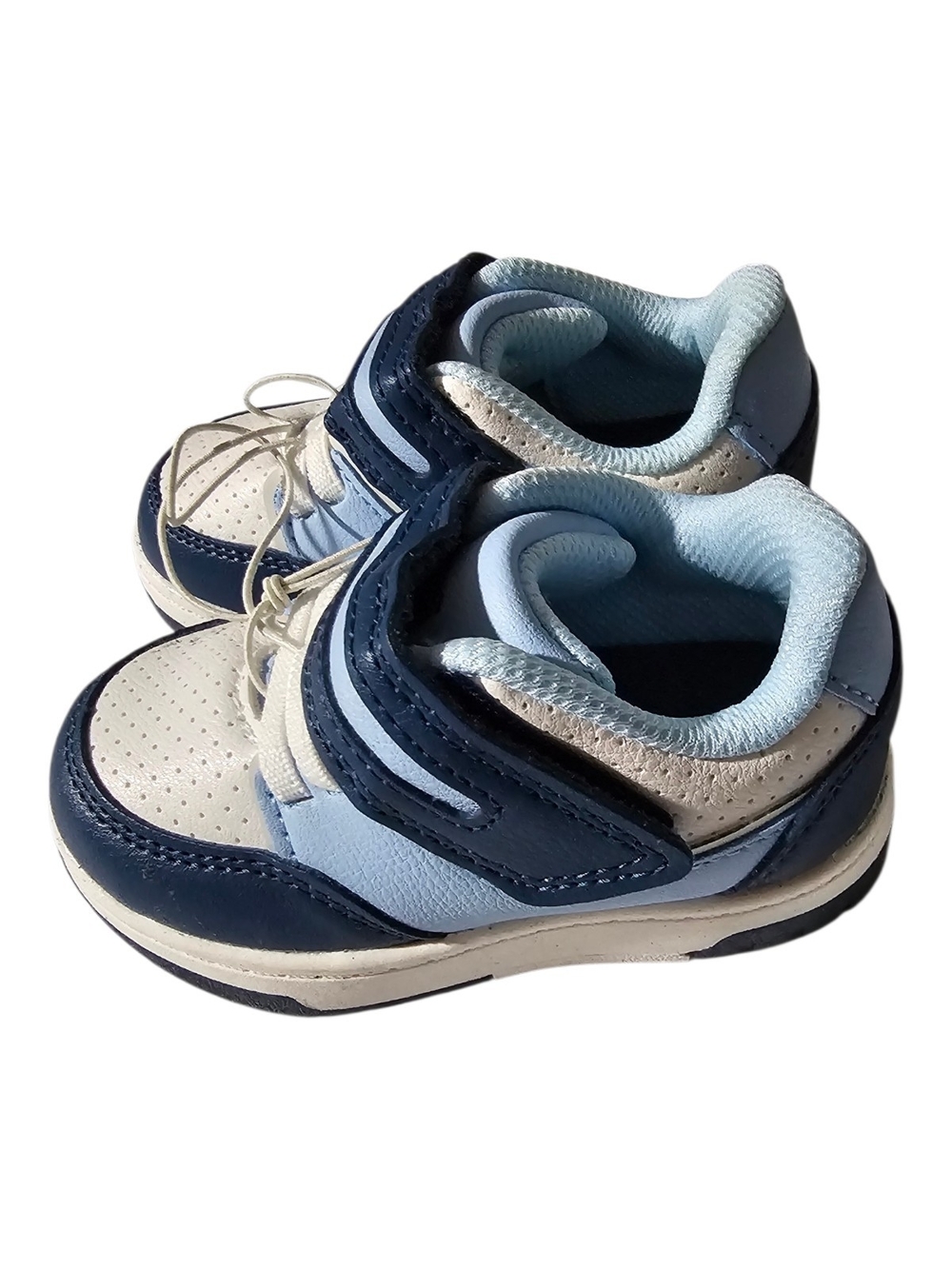 Cat & Jack White and Navy Kids Sneakers